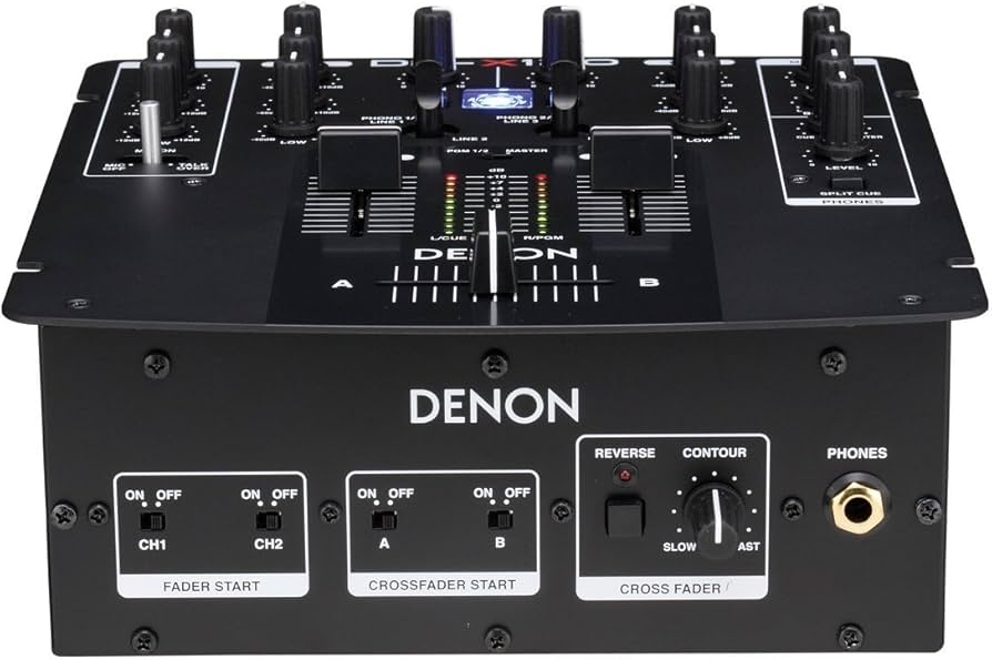Amazon | DENON DN-X120 DJミキサー ブラック | DJミキサー | 楽器