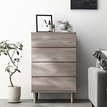 Amazon.co.jp: チェスト 4段 木製