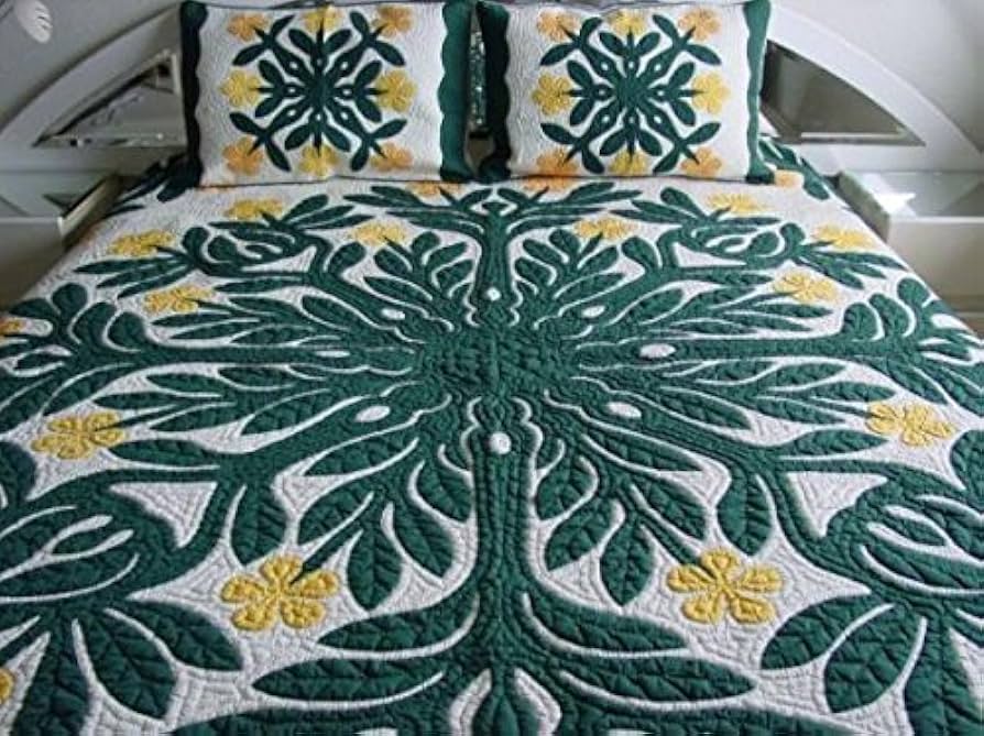 Amazon｜ミウ・ミント・アロハ ハワイアンキルト しつけ済み製作キット