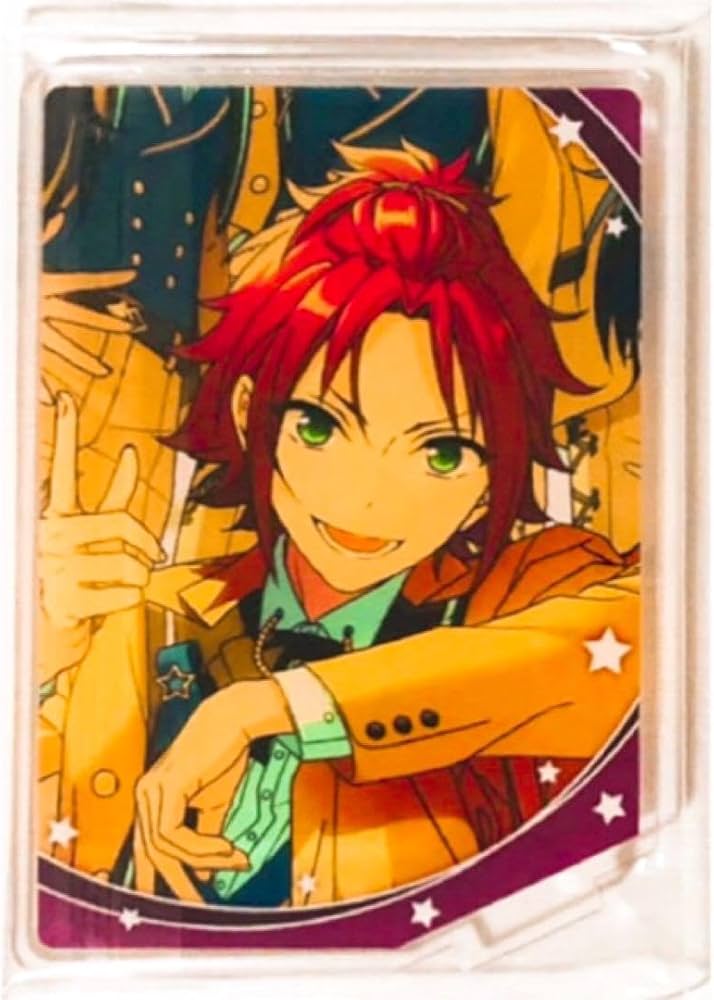 Amazon.co.jp: あんスタTrickstar衣更真緒5周年ななめアクスタ : おもちゃ