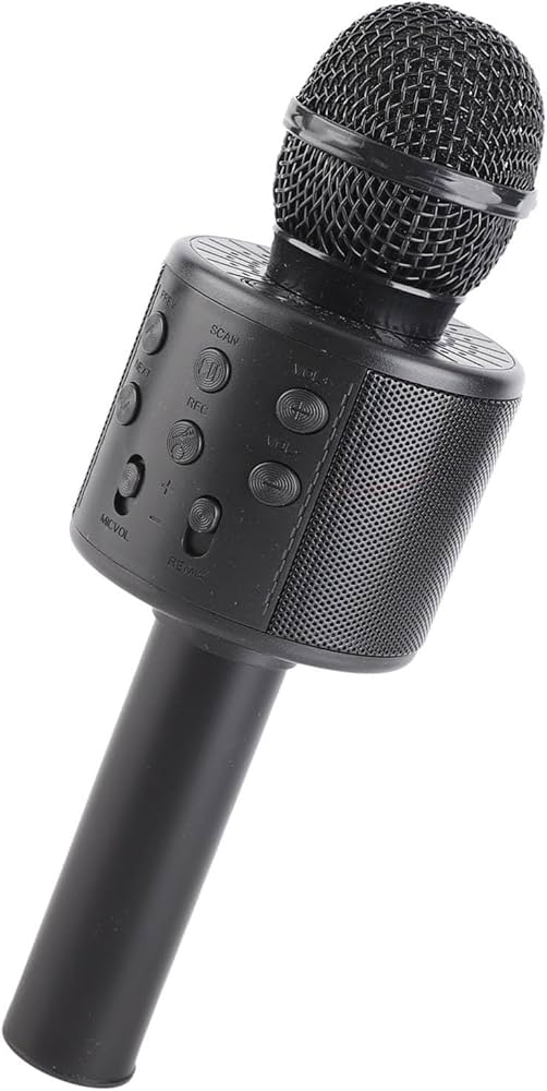 Amazon.co.jp: ワイヤレスマイク、ポータブル4 in 1多機能BTカラオケ