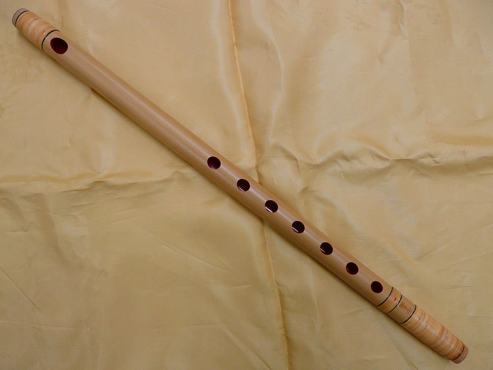 Amazon | 大岡紫山篠笛Cタイプ獅子田（籐両巻）7穴5本調子 | 篠笛