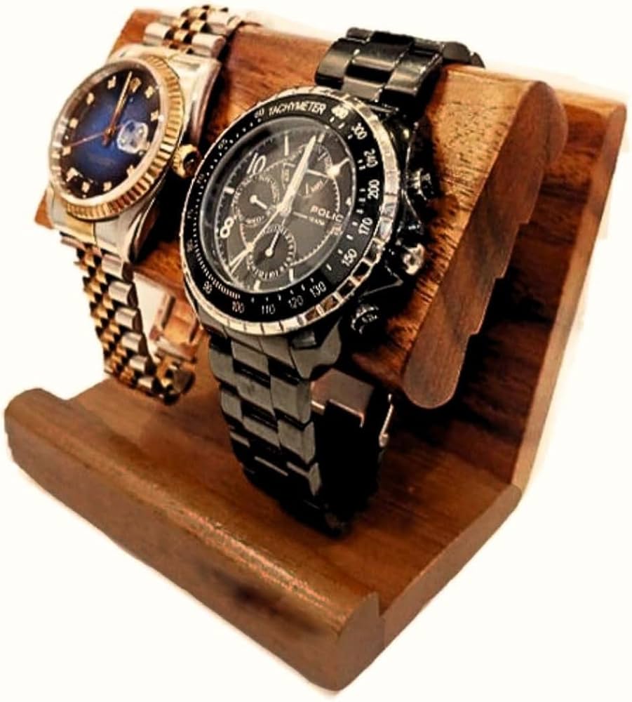 Amazon.co.jp: Nefelibata 腕時計 スタンド 木製 ウォッチスタンド