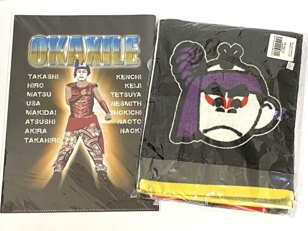 Amazon.co.jp: めちゃイケ オカザイル助六マフラータオル クリア