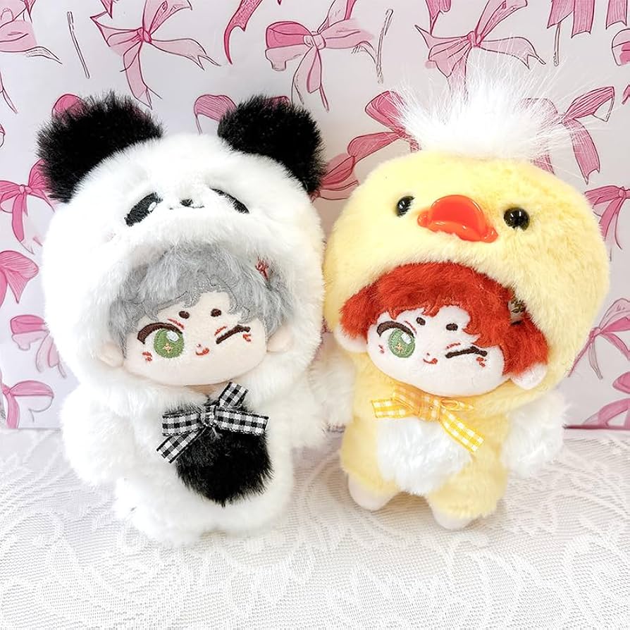 Amazon.co.jp: ぬいぐるみ用着ぐるみ 10cm用 ぬい服 綿人形の服 パンダ