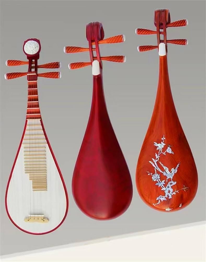 Amazon | 中国楽器「琵琶」琵琶 (びわ) 普及品 中国琵琶演奏セット