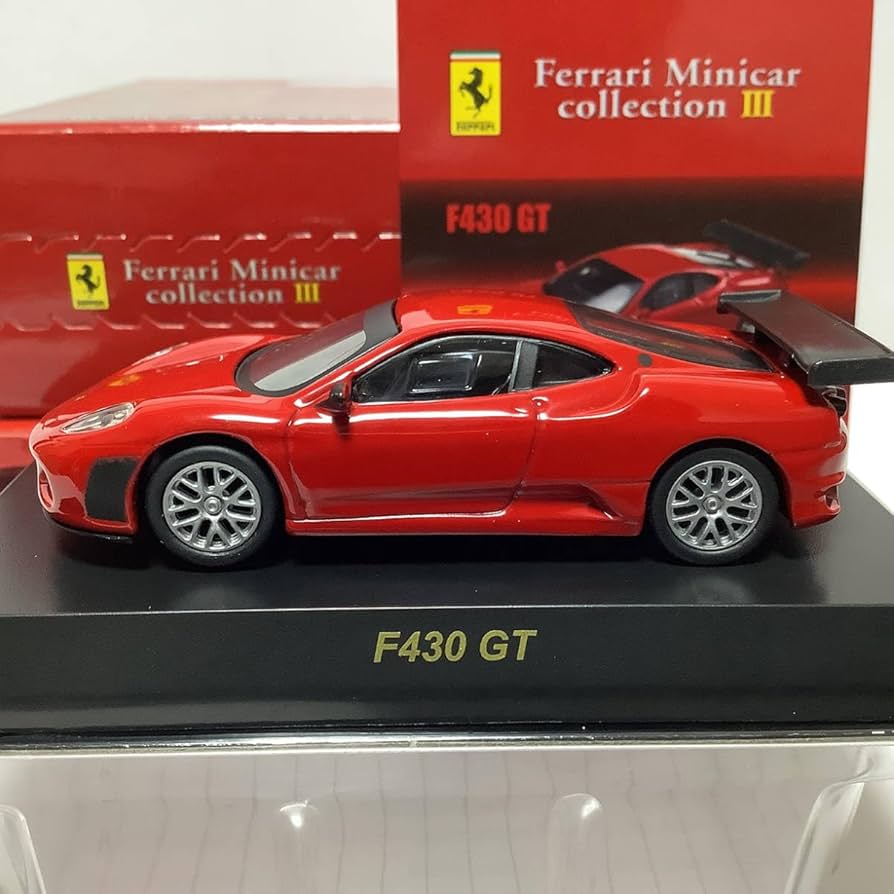 Amazon | 1/64 京商 フェラーリ F430 GT レッド ミニカーコレクション3