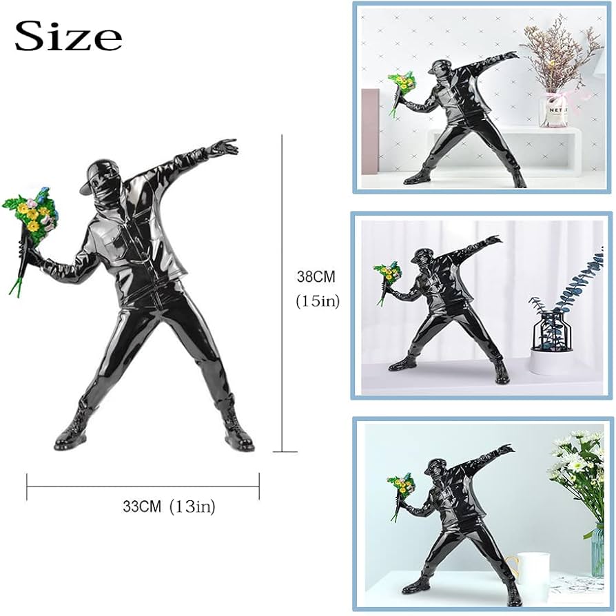 Amazon.co.jp: 樹脂のフィギュアイングランドストリートアート