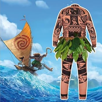 Amazon.co.jp: [衣趣オンライン] コスプレ マウイ モアナと伝説の海
