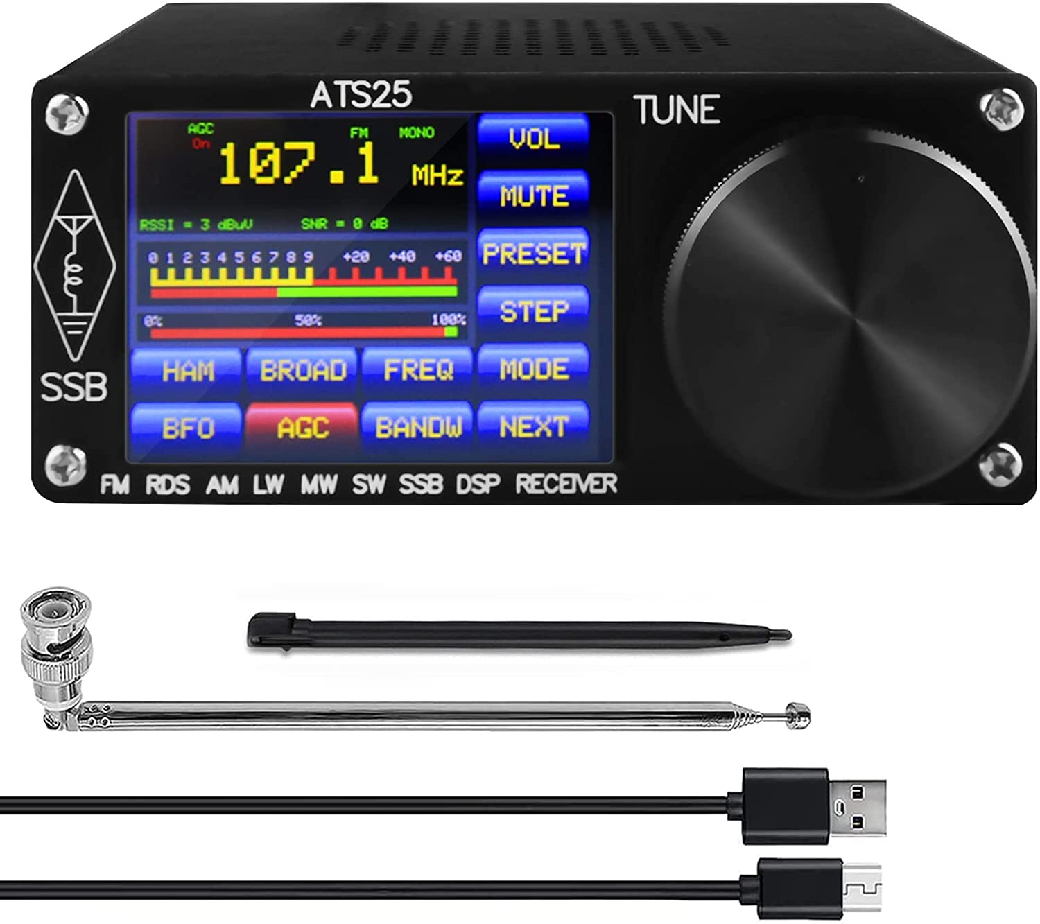 受信機 ATS25AMP Amazon.co.jp: DSP フルバンド受信機 ATS25‑AMP