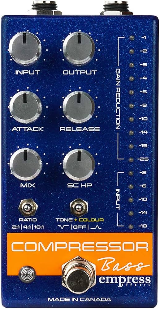 Amazon | empress effects Bass Compressor Blue コンパクト
