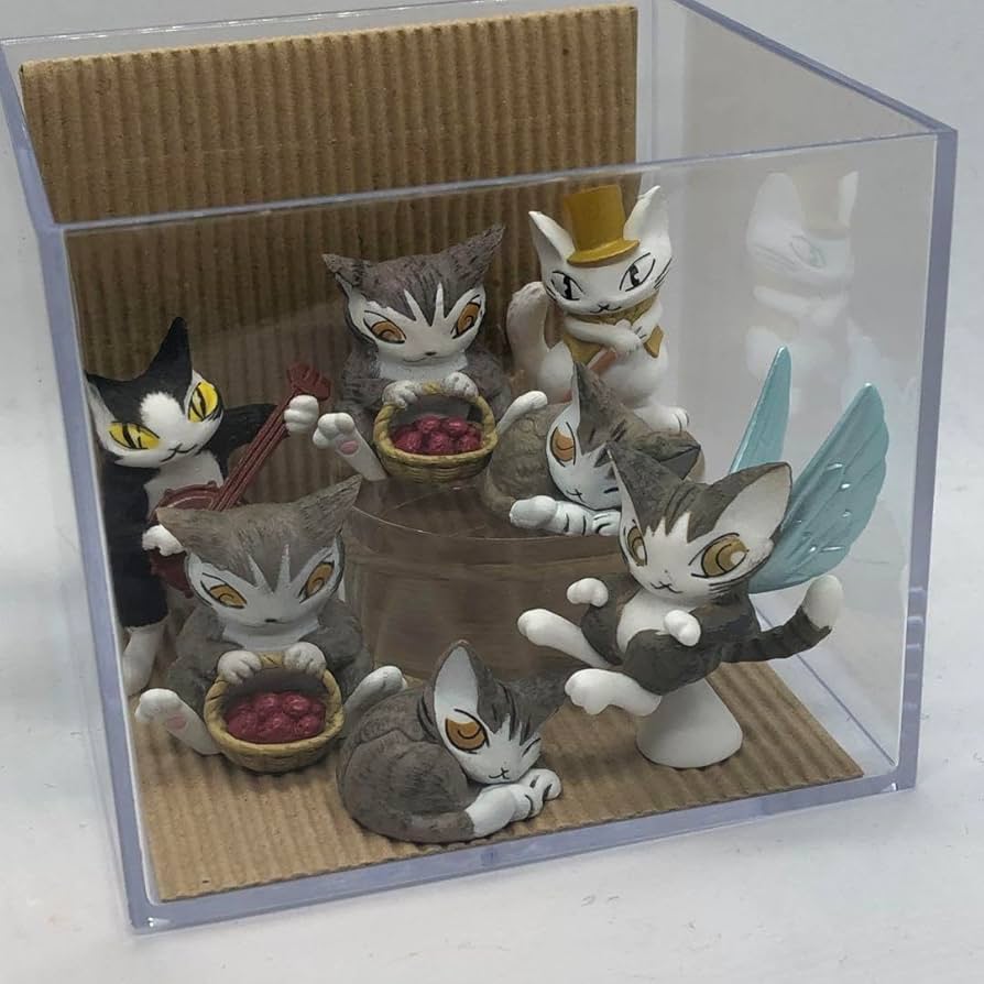 Amazon.co.jp: わちふぃーるど 猫のダヤン フィギュアコレクション 7体