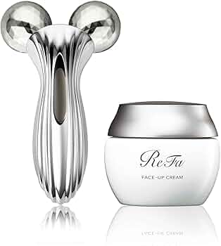 Amazon.com: ReFa Moves Set， ReFa Motion Carat and Face Up Cream