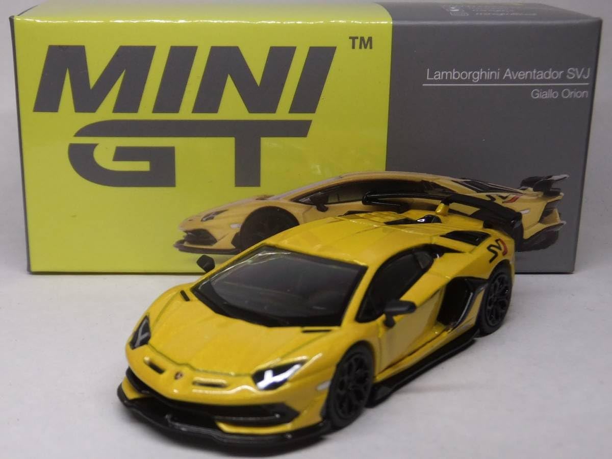 Amazon.co.jp: MINI GT ランボルギーニ アヴェンタドール SVJ Giallo