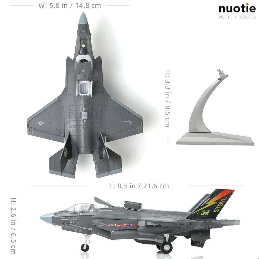 Amazon.co.jp: NUOTIE F-35 ライトニング II 1:72 金属戦闘機モデル