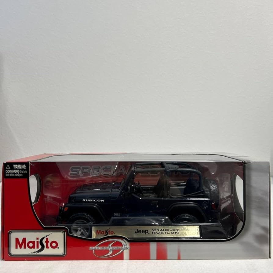 Amazon | Maisto Special Edition 1/18 Jeep Wrangler RUBICON