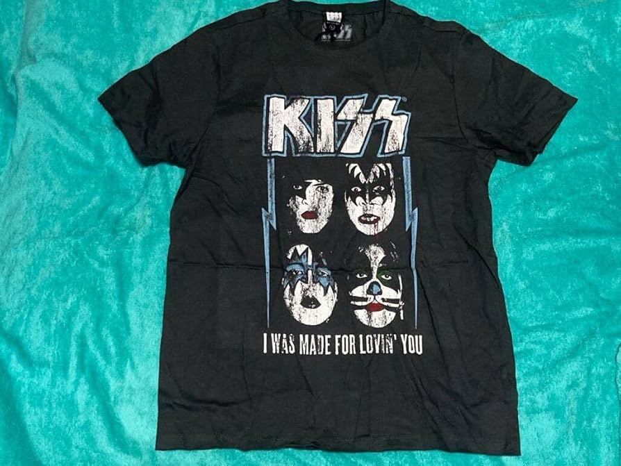 Amazon.co.jp: KISS キッス Tシャツ L Amplified アンプリファイド