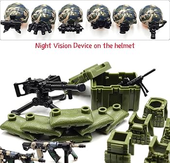 Amazon.com: ZHX Weapon Pack Military Accessories Building Block