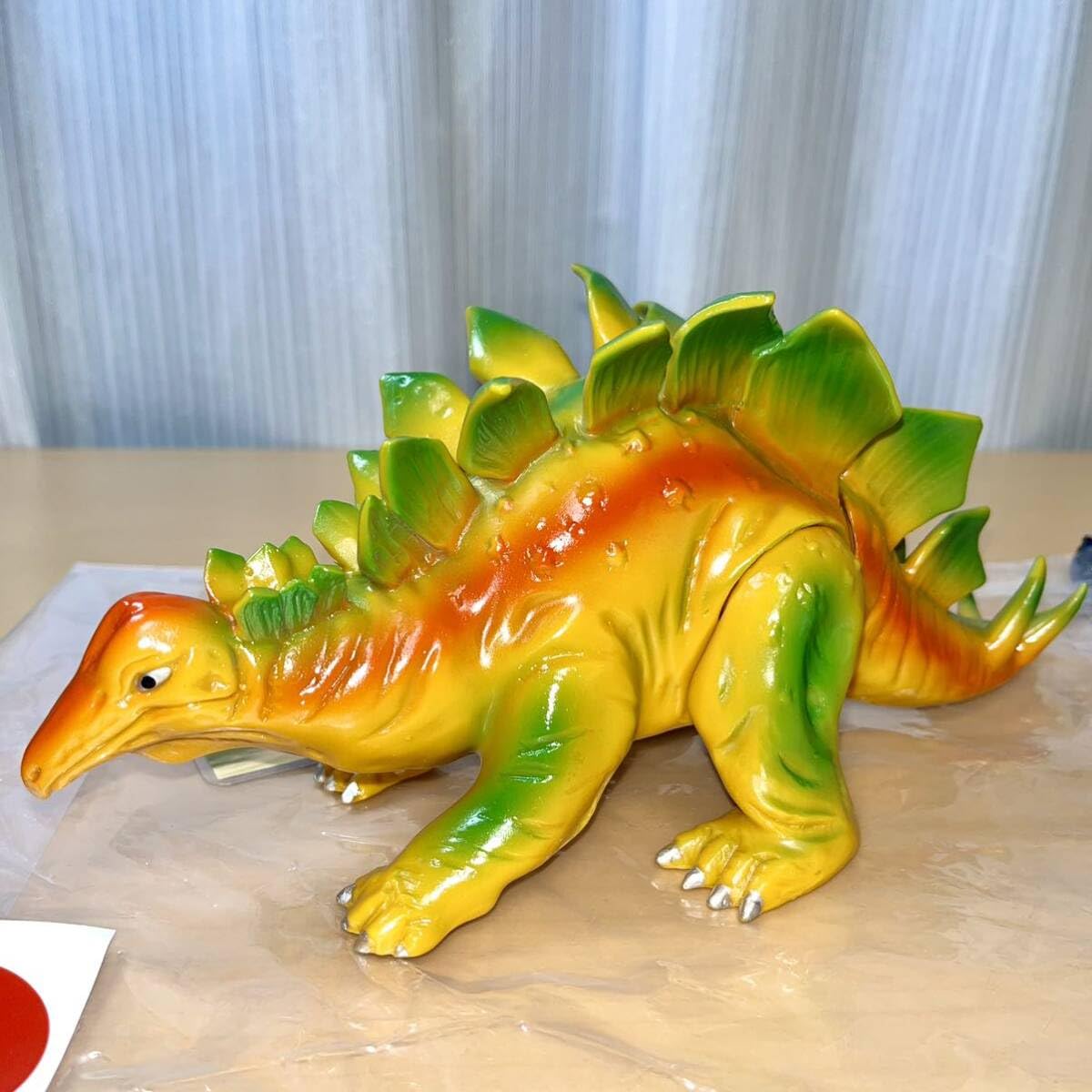 s*r様 パチモン怪獣ソフビ 恐竜ステゴサウルス 1970年頃 当時物 世界的