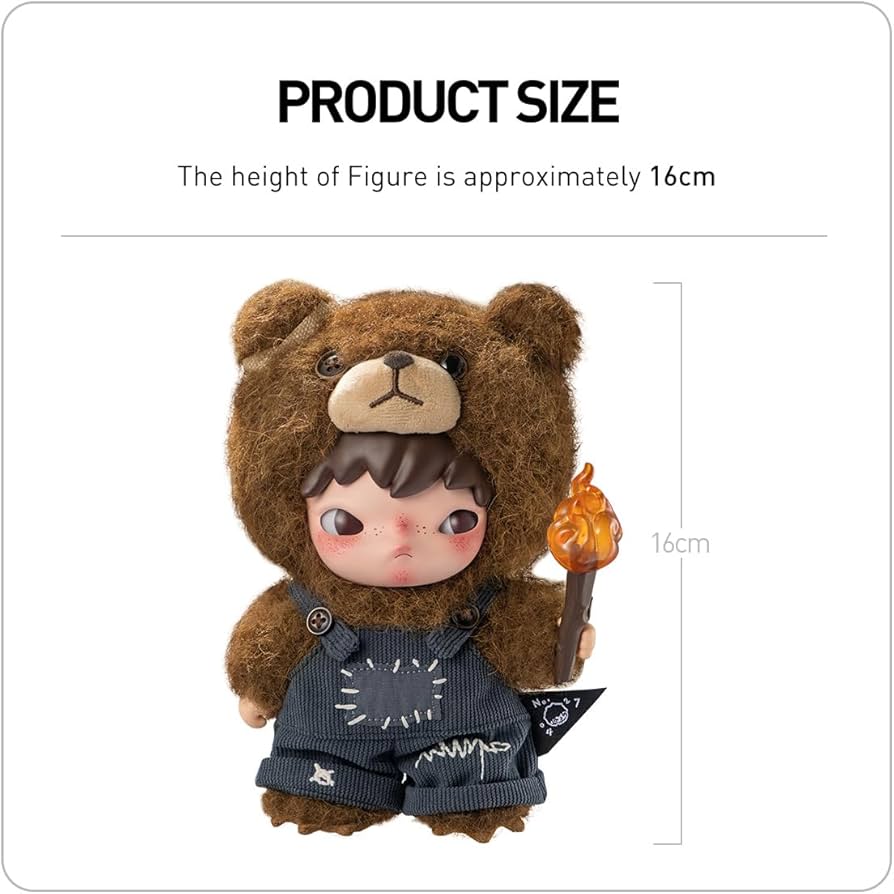 Amazon.co.jp: POP MART Hirono Living Wild Fight for Joy ぬいぐるみ