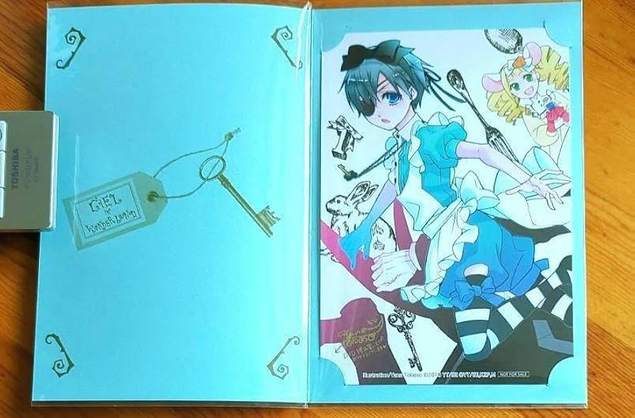 Amazon.co.jp: 黒執事 シエル イラストカード トランプ アリス D V D