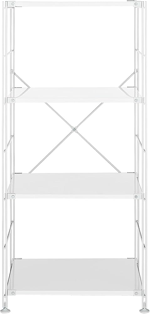 Amazon｜無印良品 スチールユニットシェルフ・スチール棚セット ライト