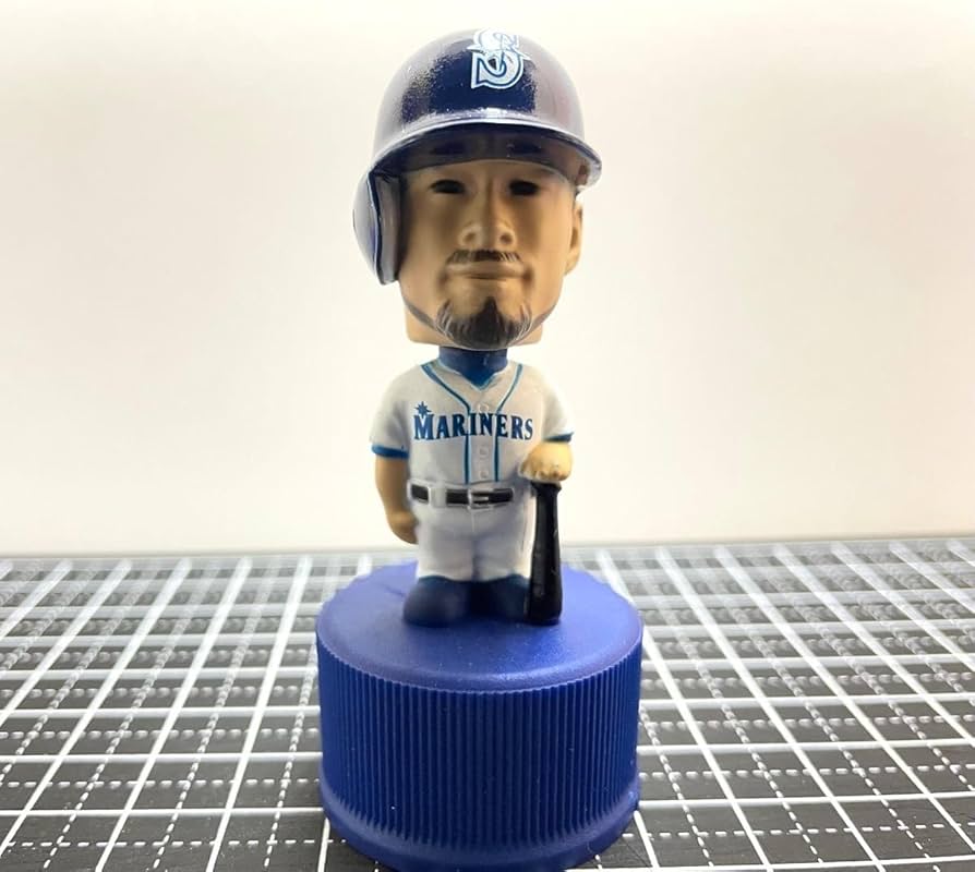 Amazon.co.jp: イチロー ペプシ ボトルキャップ ボブルヘッド バブル