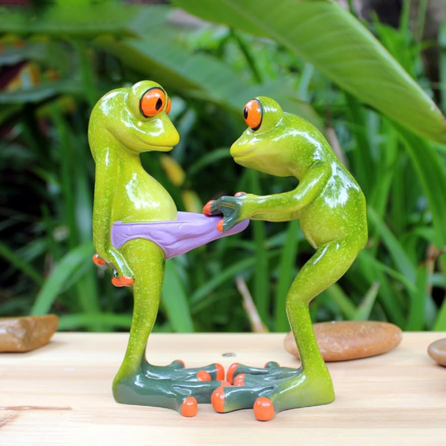 Amazon.co.jp: JAnjiaLxY 蛙置き物 カエルの置物 玄関 風水 縁起物