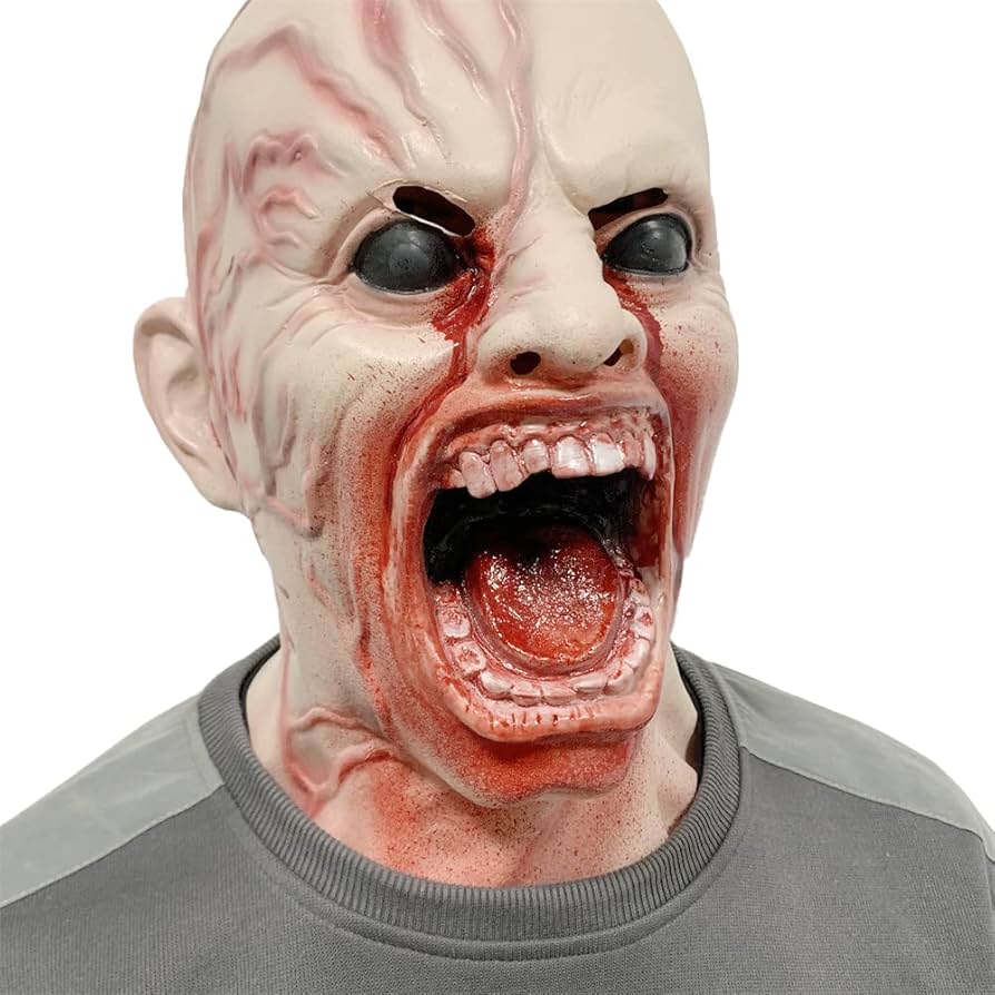 Amazon.co.jp: [LOVE MIYABI] ゾンビマスク 仮装・コスプレ用 ホラー