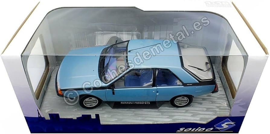 Amazon.com: solido S1806402 1:18 1980 Renault Fuego GTS-Blue