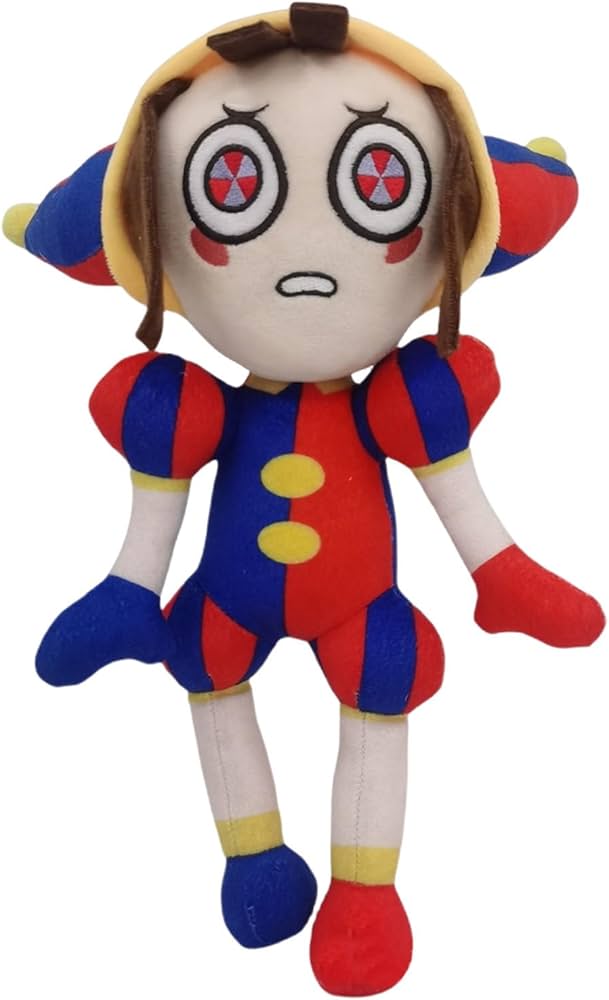 Amazon.co.jp: アメージングデジタルサーカスのぬいぐるみ - ピエロの