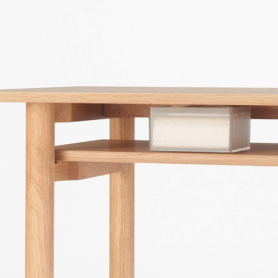 Amazon.co.jp: 無印良品 木製ローテーブル・オーク材 幅110×奥行55×高