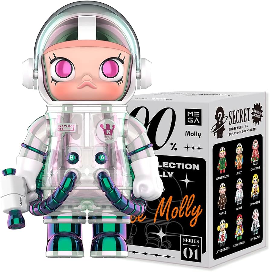 Amazon | POPMART MEGA コレクション 100％ SPACE MOLLY シリーズ 1