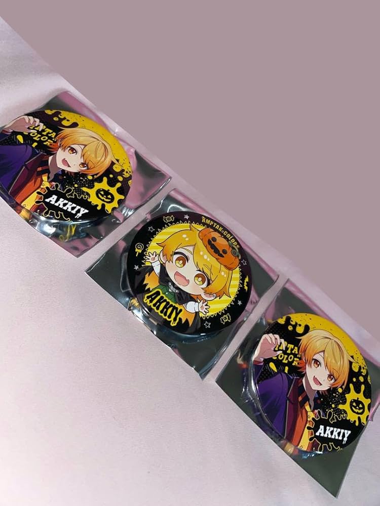 からつけあっきぃ 缶バッチ Summer ver. からつけあっきぃ 缶バッチ