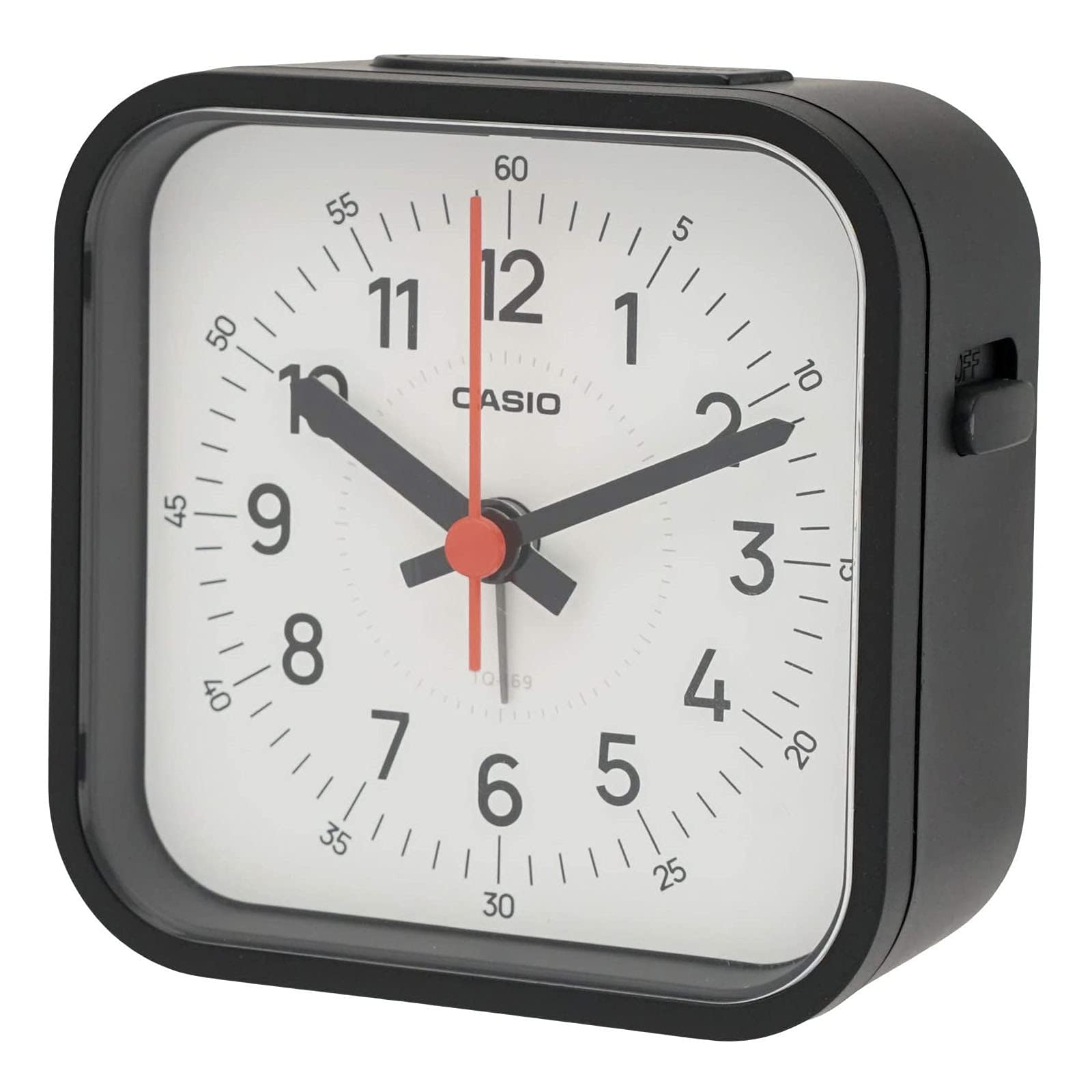 Amazon.co.jp: CASIO(カシオ) 目覚まし時計 置き時計 ブラック 黒