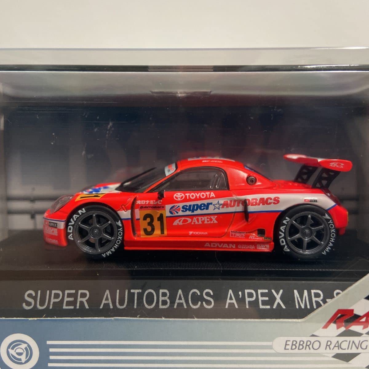 Amazon | EBBRO 1/43 TOYOTA SUPER AUTOBACS A'PEX MR-S #31 JGTC 2000