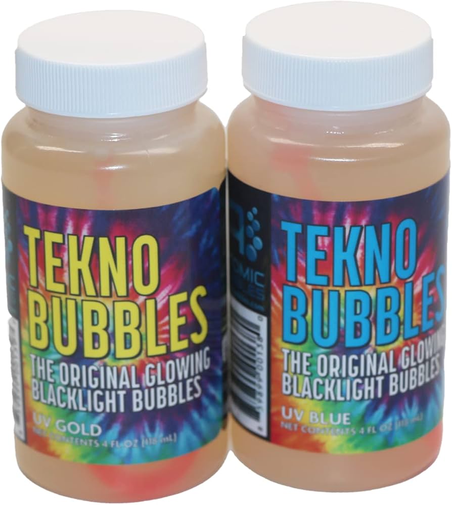 Amazon.com: Atomic Bubbles: Tekno Bubbles - 2 Pack (1 Gold, 1 Blue
