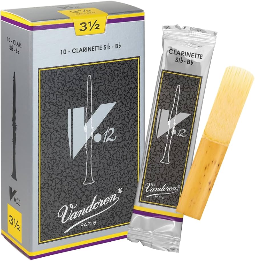 Amazon.com: Vandoren CR1935 Bb Clarinet V.12 Reeds Strength 3.5
