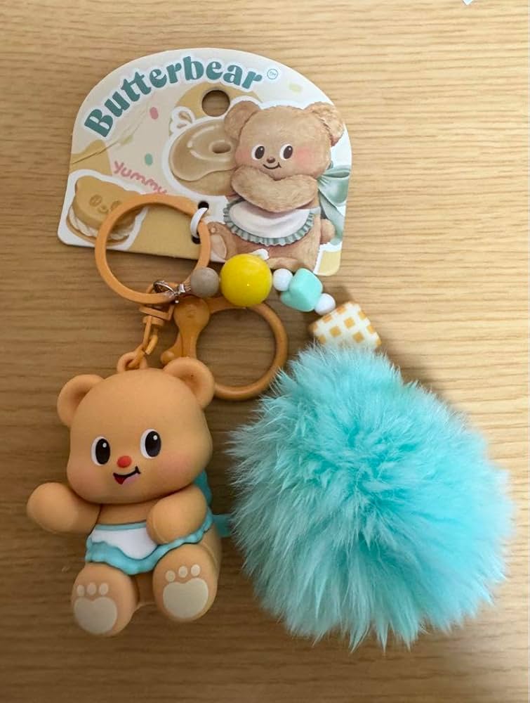 Amazon.co.jp: バターベア Butterbear キーホルダー キーチェーン