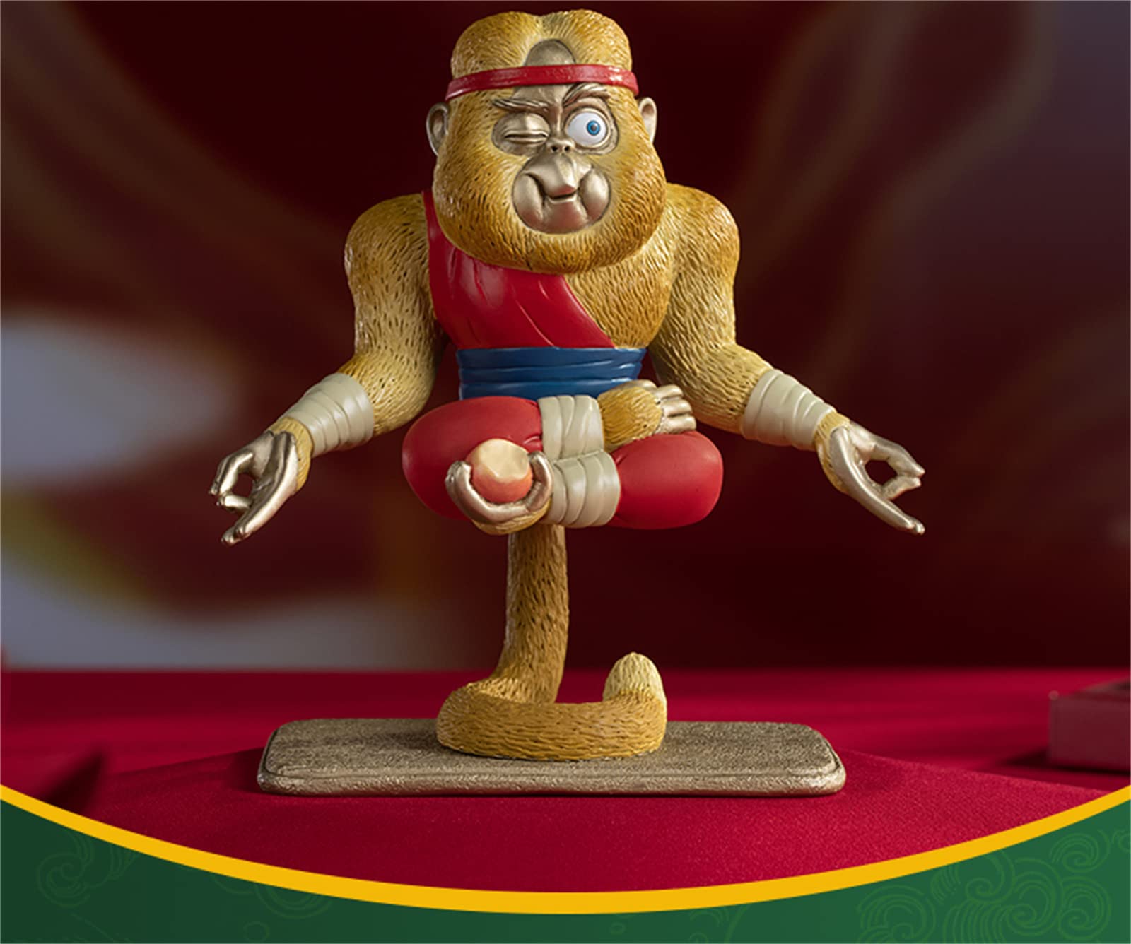 カンフーパンダ フィギュア(ブロンズ)之阿宝美食家 カンフーパンダ