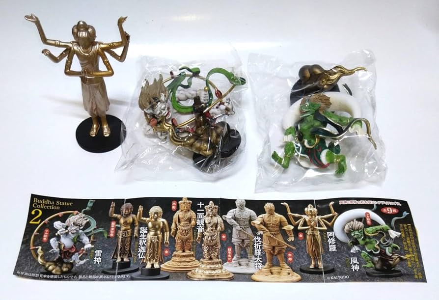 Amazon.co.jp: 海洋堂 日本の至宝 仏像立体図録II 風神(彩色) 雷神