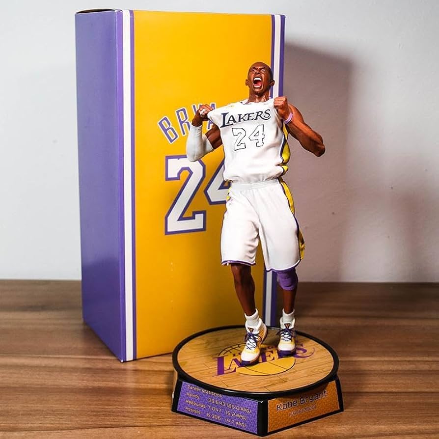 Amazon.co.jp: NBA コービーブライアント フィギュア 38cm ホワイト