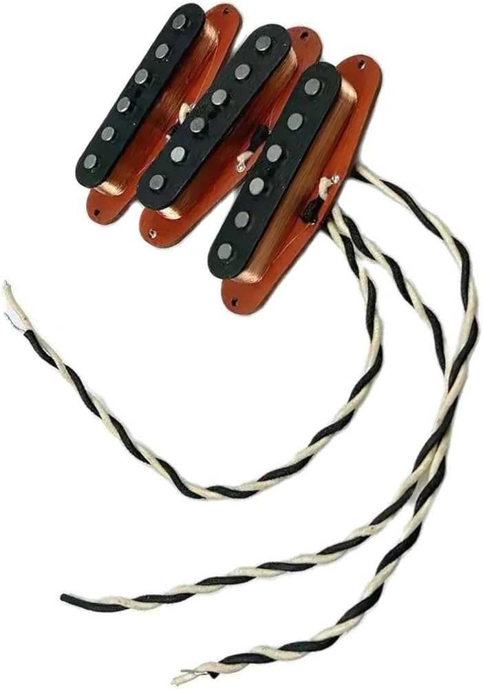 Amazon.co.jp: 3 パック美しいギターシングルコイルピックアップレッド