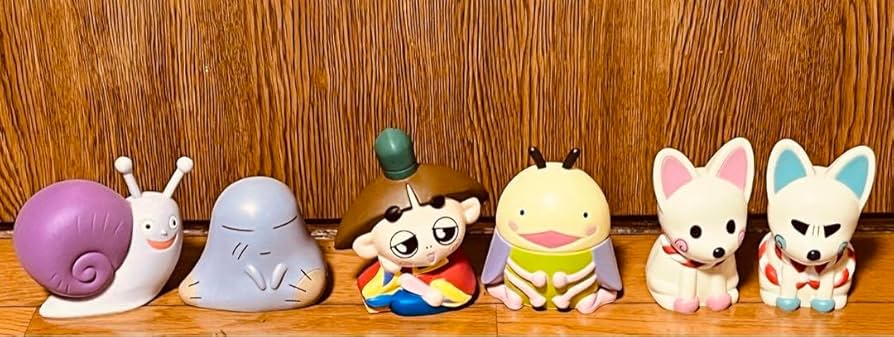 Amazon | おじゃる丸 貯金箱 セット .売り 電ボ 狐 おもちゃ ソフビ N