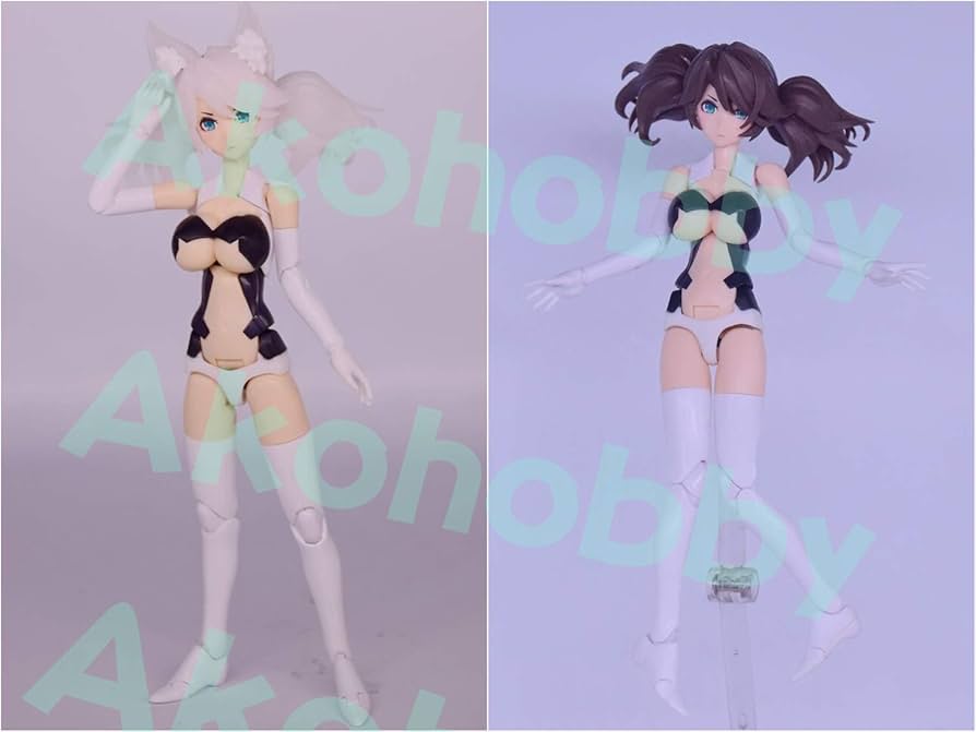 Amazon | [未塗装] AKO C メガミデバイス対応 髪パーツ レジン改造