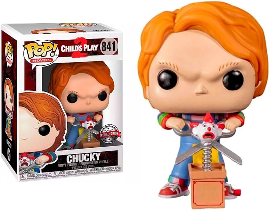 Amazon.com: Pop Child's Play 2 - Chucky W/Buddy & Scissors : Toys