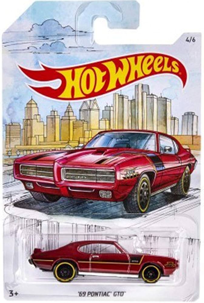 Amazon.com: Hot-Wheels 69 Pontiac g10 Detroit Muscle 4/6 : Arts