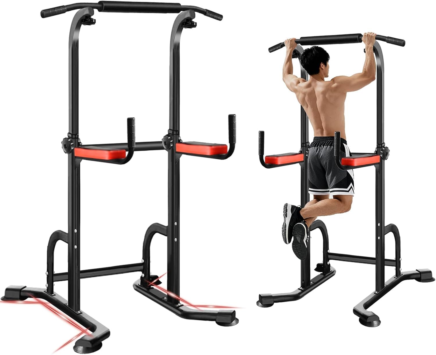 Amazon | 懸垂マシン ぶらさがり健康器 【 耐荷重150kg 高さ6段
