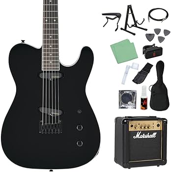 Amazon | FERNANDES TEJ-STD SH BLK エレキギター初心者14点セット
