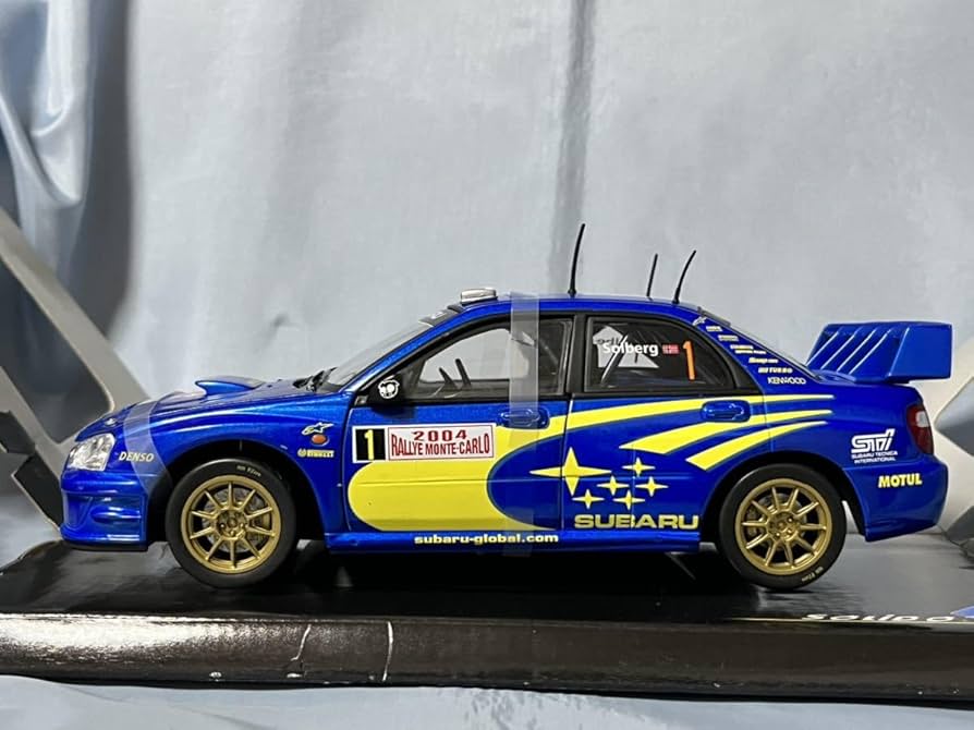 Amazon | ソリド製スバル インプレッサ WRC 2004年1/18 | ミニカー